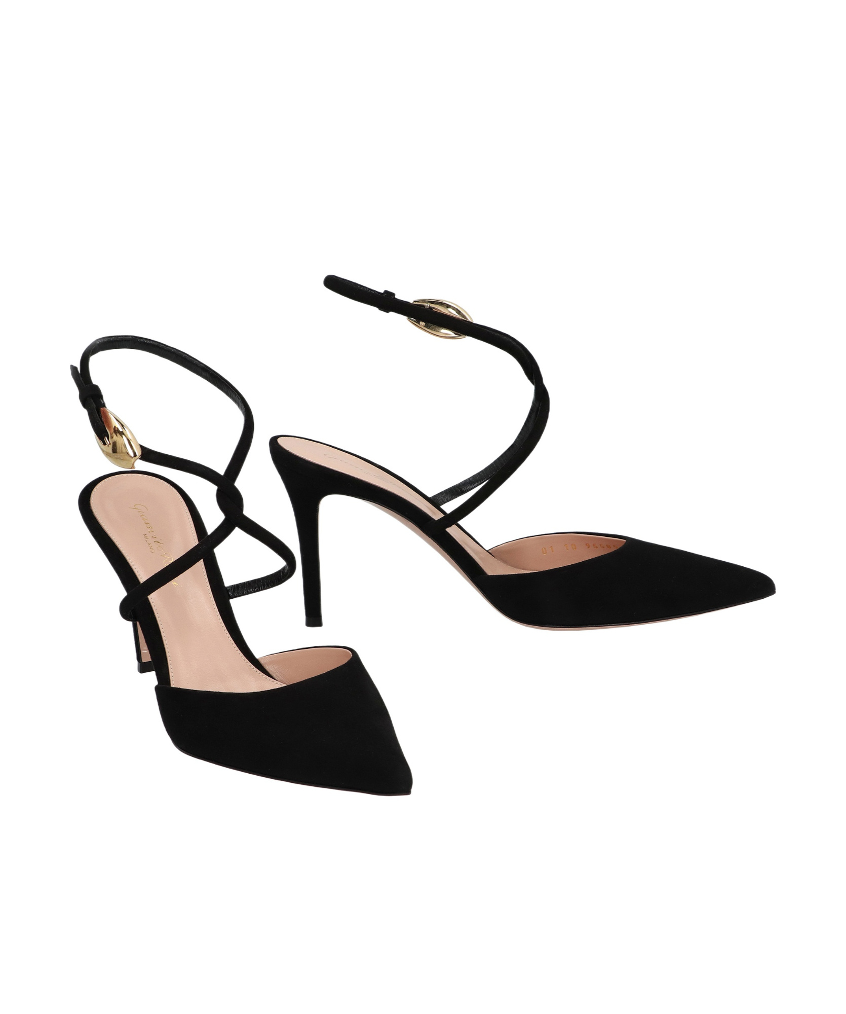 GIANVITO ROSSI POINTED HIGH HEEL SANDALS