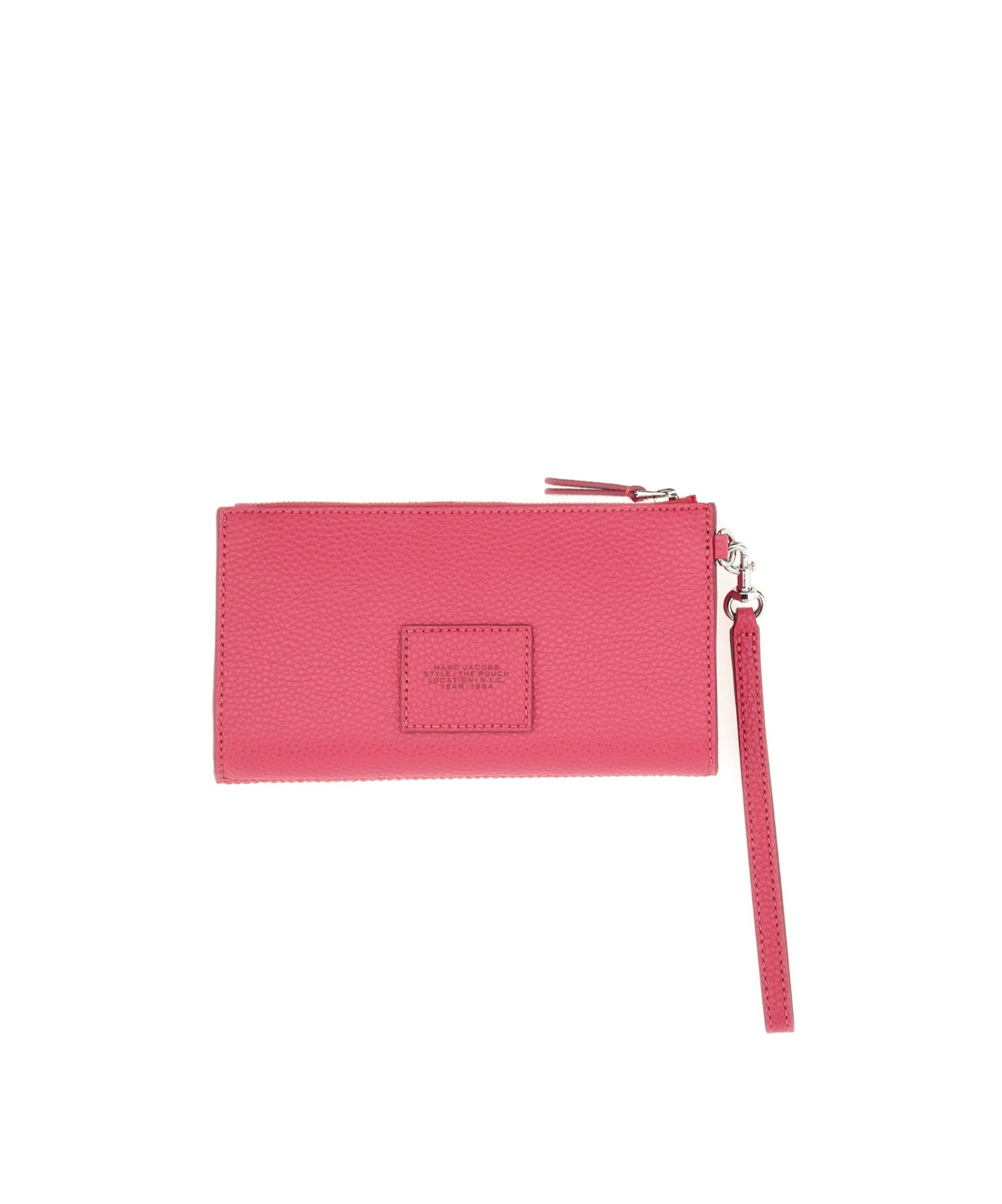 Marc Jacobs The Logo Embossed Zipped Pouch In Red