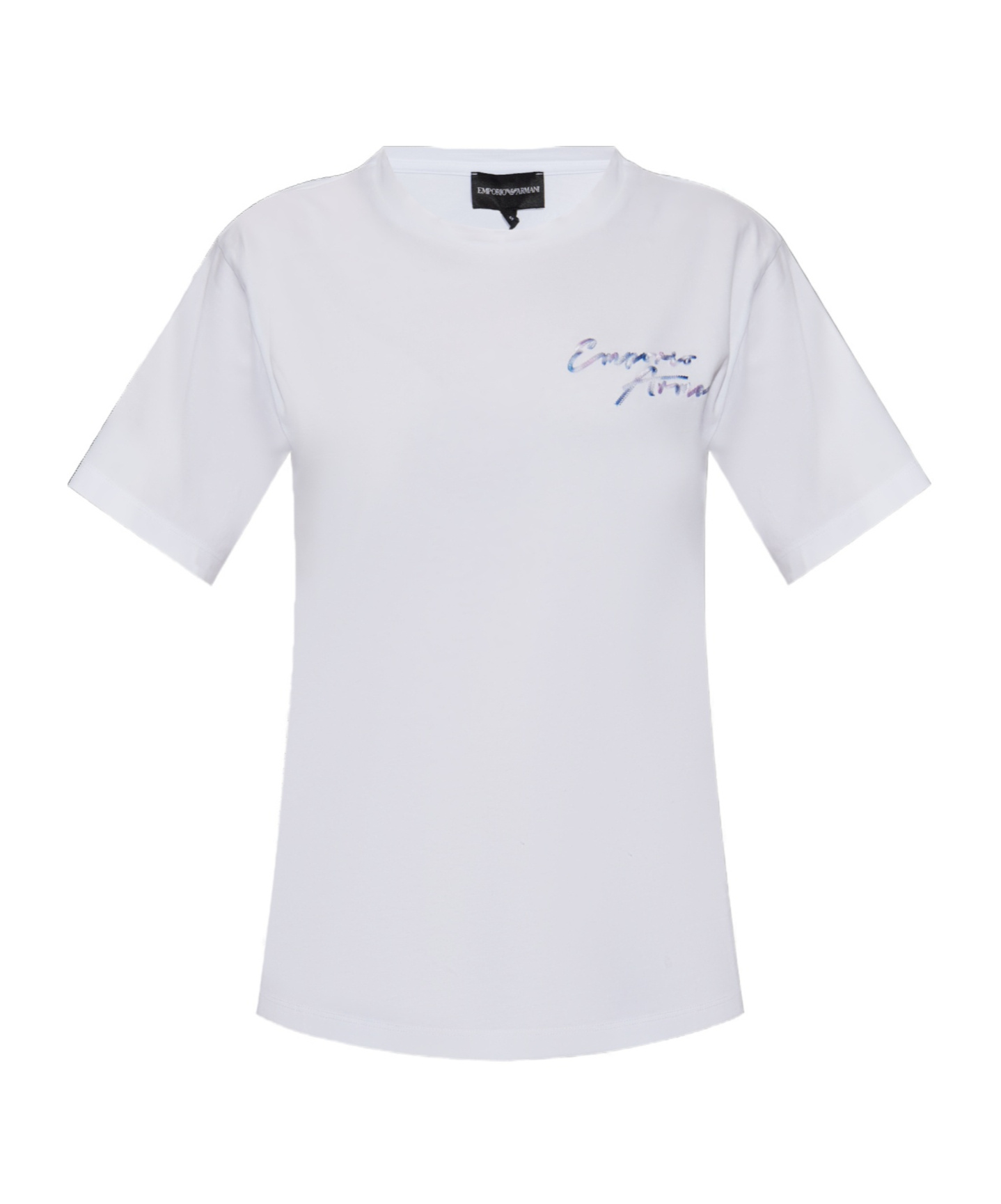 EMPORIO ARMANI LOGO-EMBROIDERED T-SHIRT