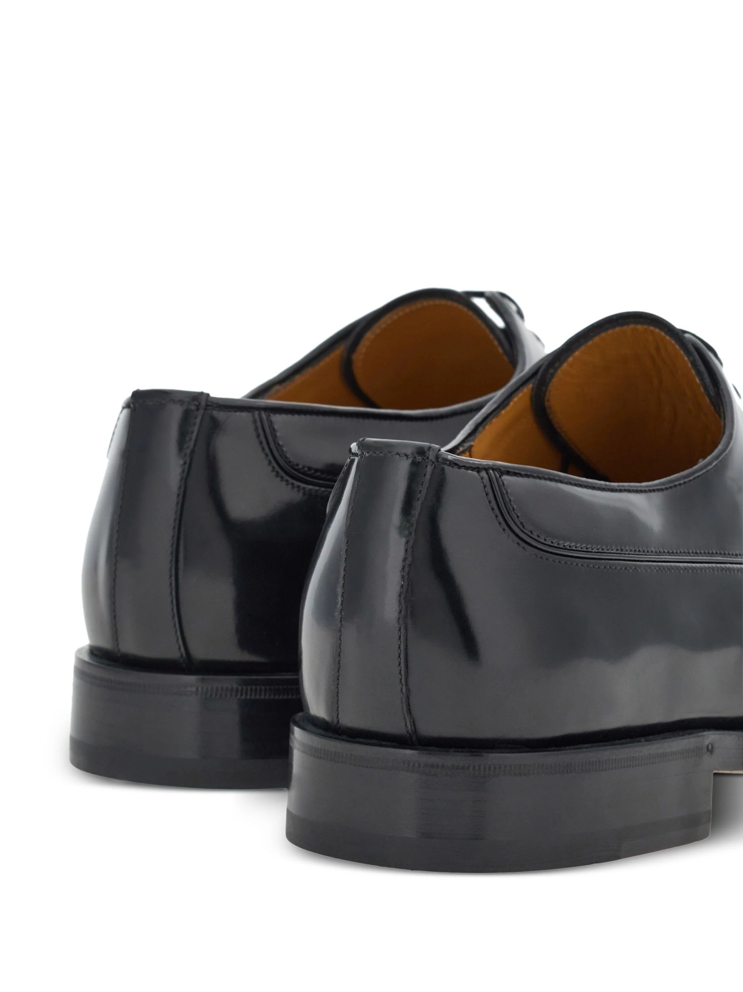 Ferragamo Lace-up Oxford Shoes In Black