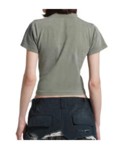 Balenciaga Women's Loop Sports Icon Fitted T-shirt In Grey In Gray