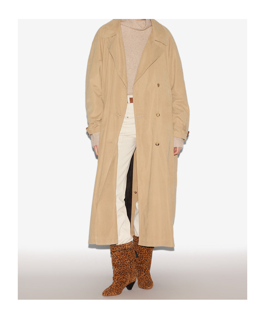 Isabel Marant Elea Coat In Brown