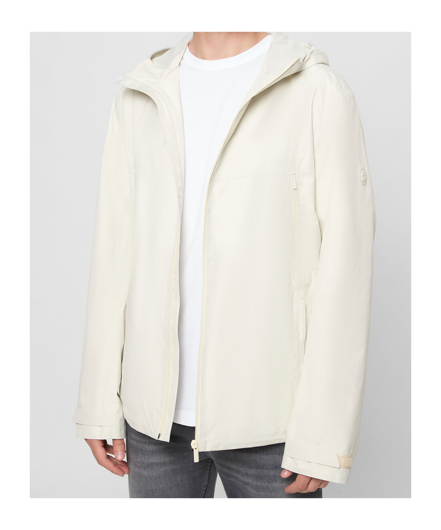 Hugo Boss Long-sleeved Windbreaker In White