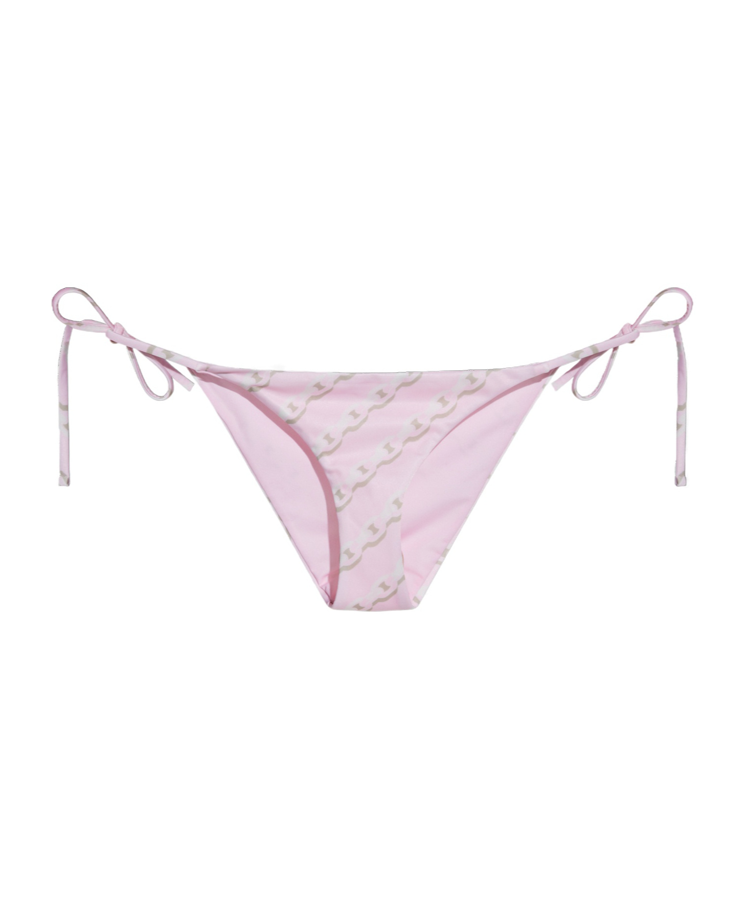 Versace Chain-link Print Bikini Briefs In Purple