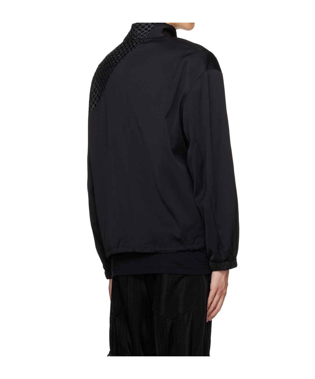 Song For The Mute Paneled Jacket In Black