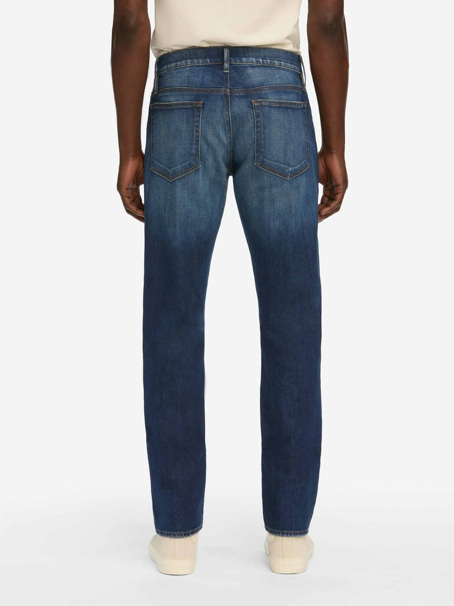 Frame Belt Loop Jeans In Blue
