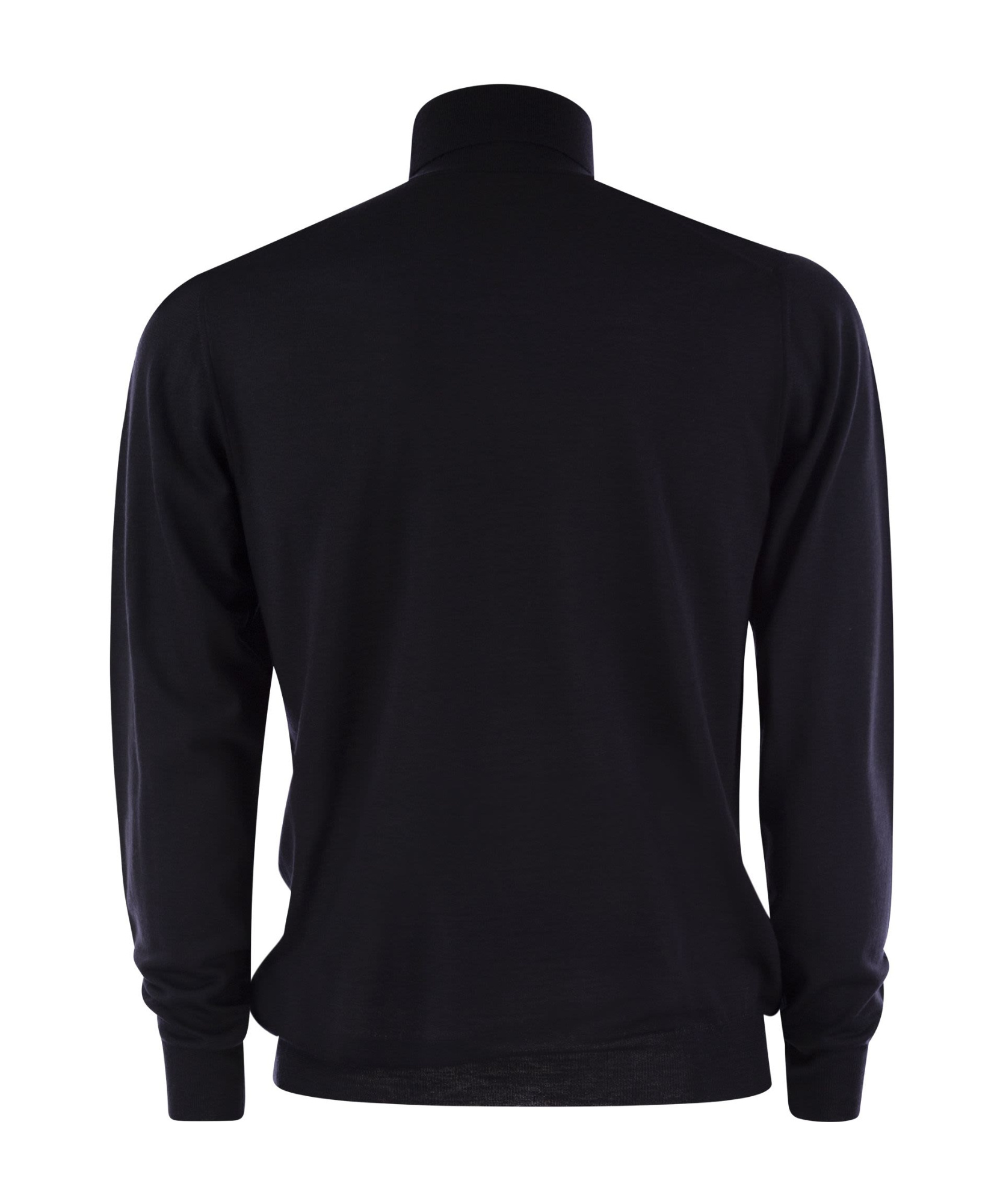 Shop Fedeli Turtleneck Sweater In Black