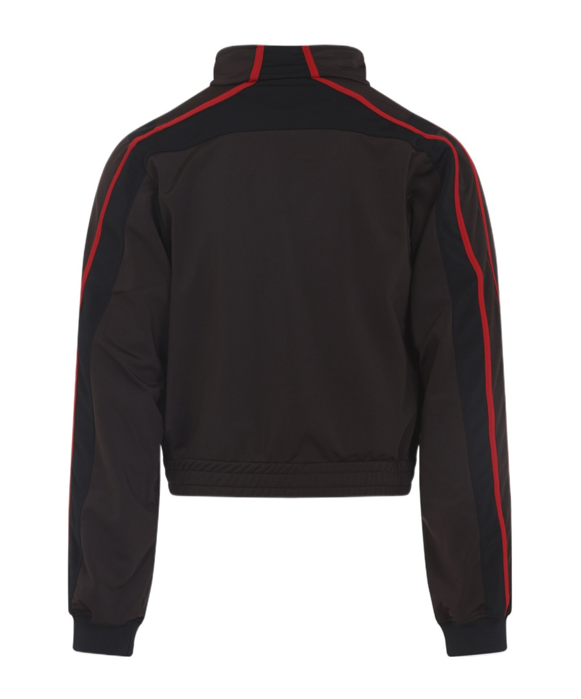 Martine Rose High Collar Track Jacket With Side Pockets In Black