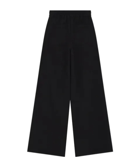 We11 Done Wide-leg Casual Pants In Black