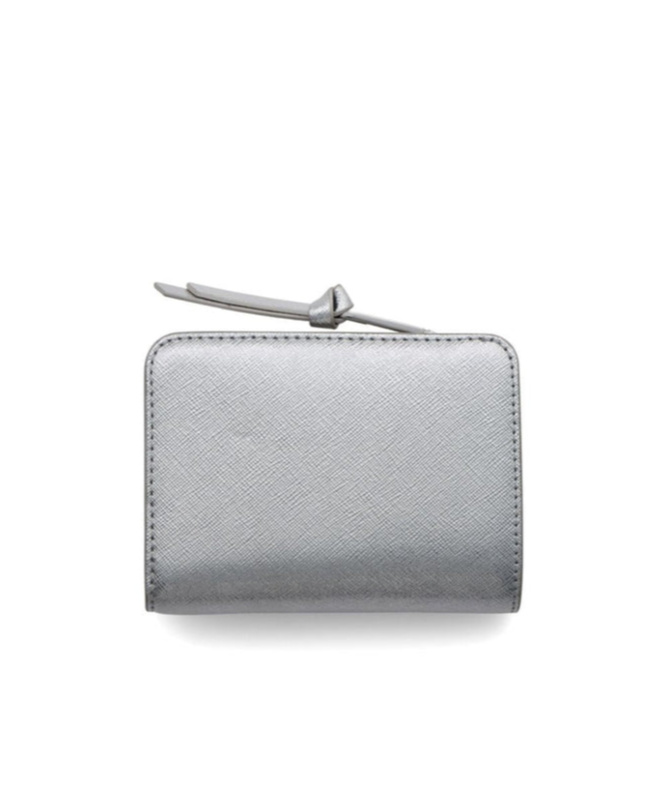 Marc Jacobs The Snapshot Mini Compact Wallet In Gray