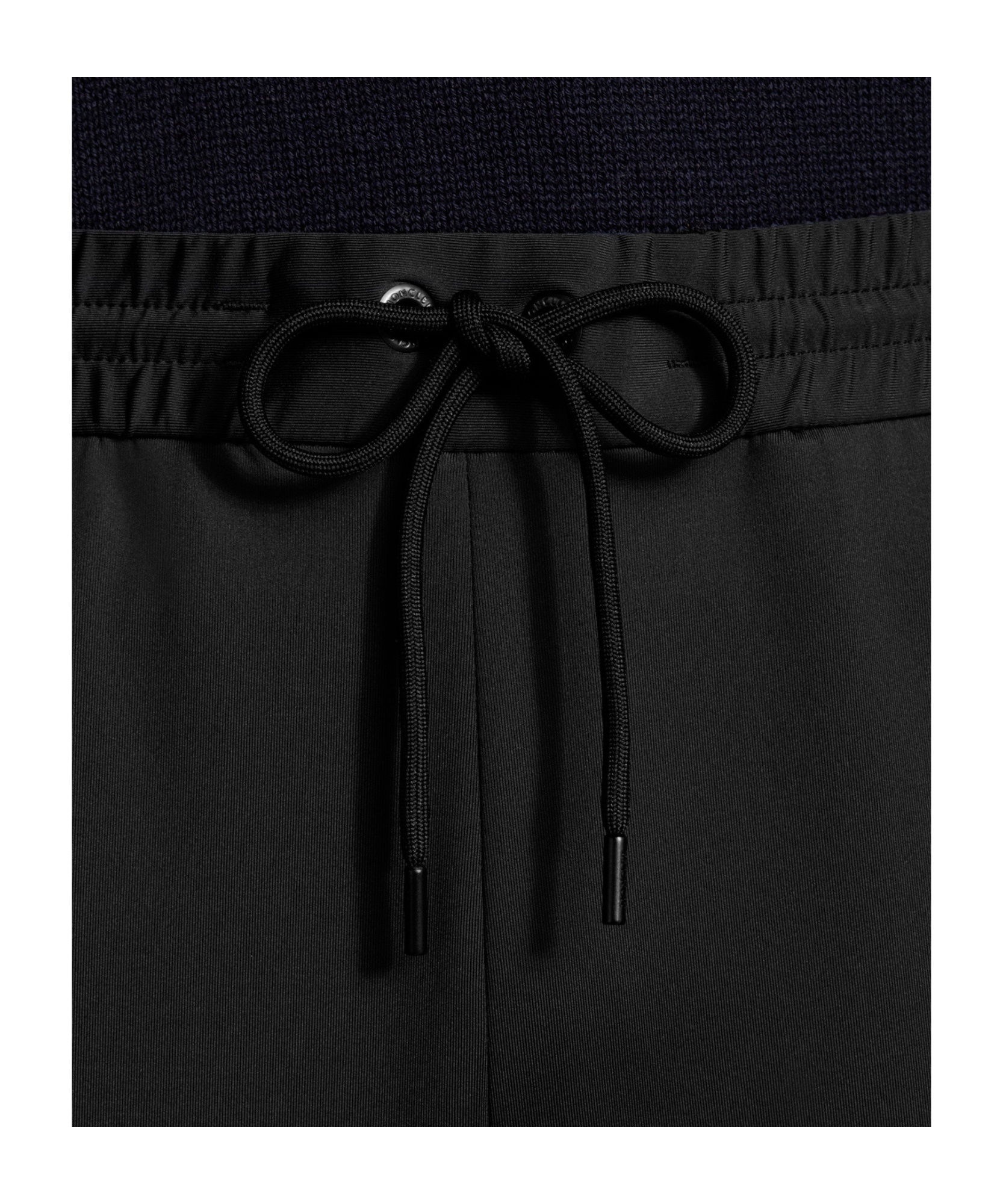 Moncler Logo-patch Drawstring Track Pants In Black