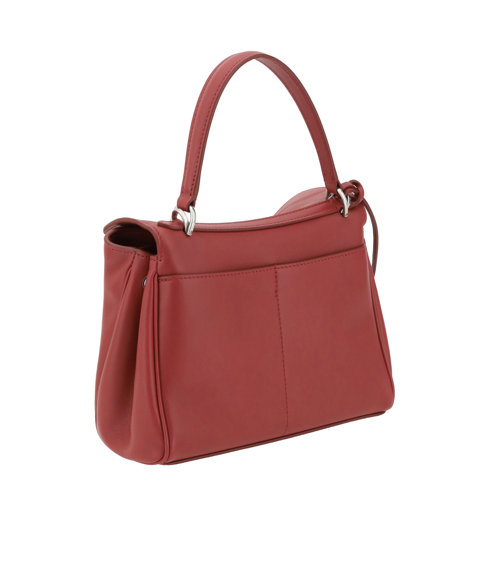 Balenciaga Leather Shoulder Bag In Red