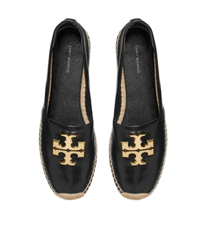 Tory Burch Eleanor Leather Medallion Loafer Espadrilles