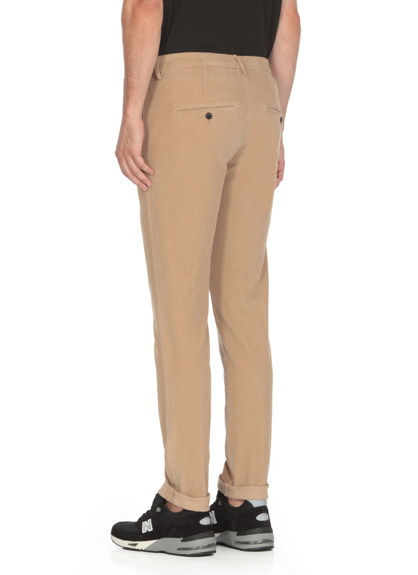 Dondup Beige Chino Trousers In Nude