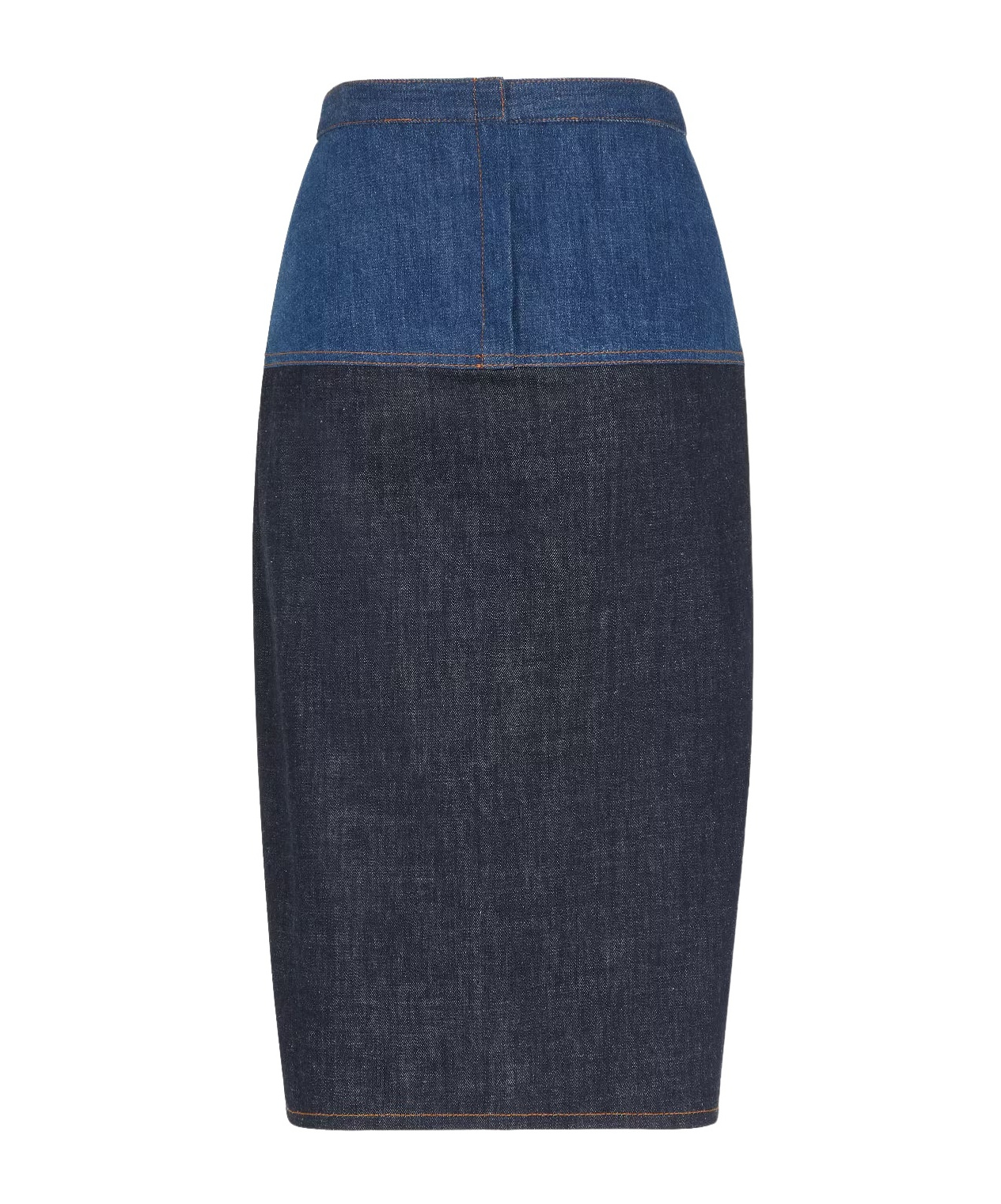 Fendi Jeans Skirt In Black