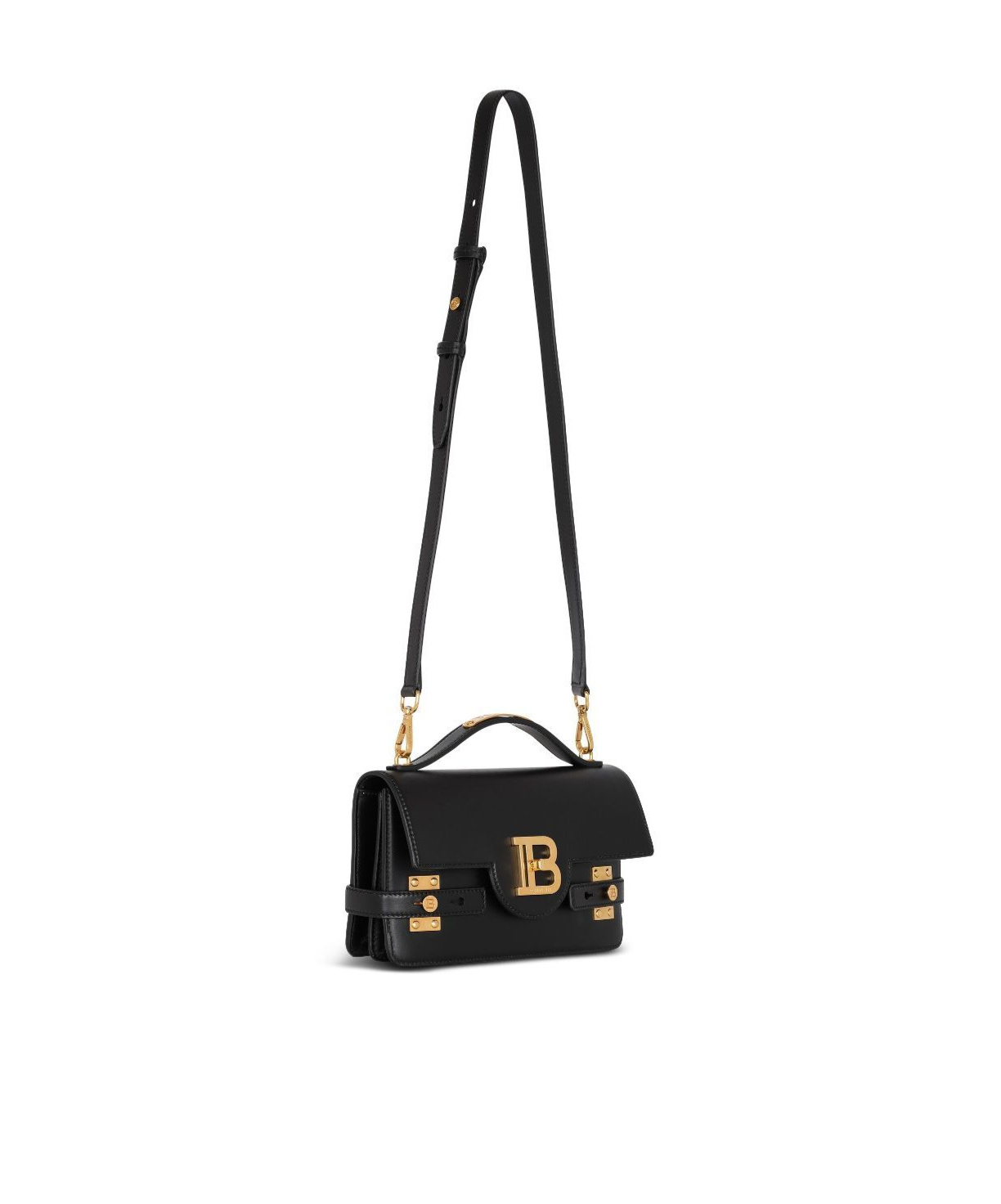 BALMAIN SMOOTH LEATHER B-BUZZ 24 BAG