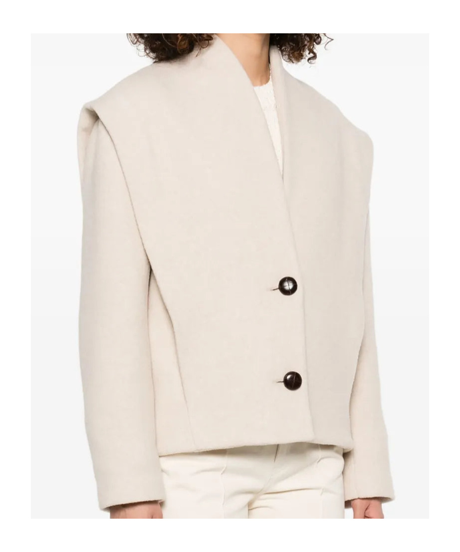 Isabel Marant Long Sleeve Casual Jacket In Neutral