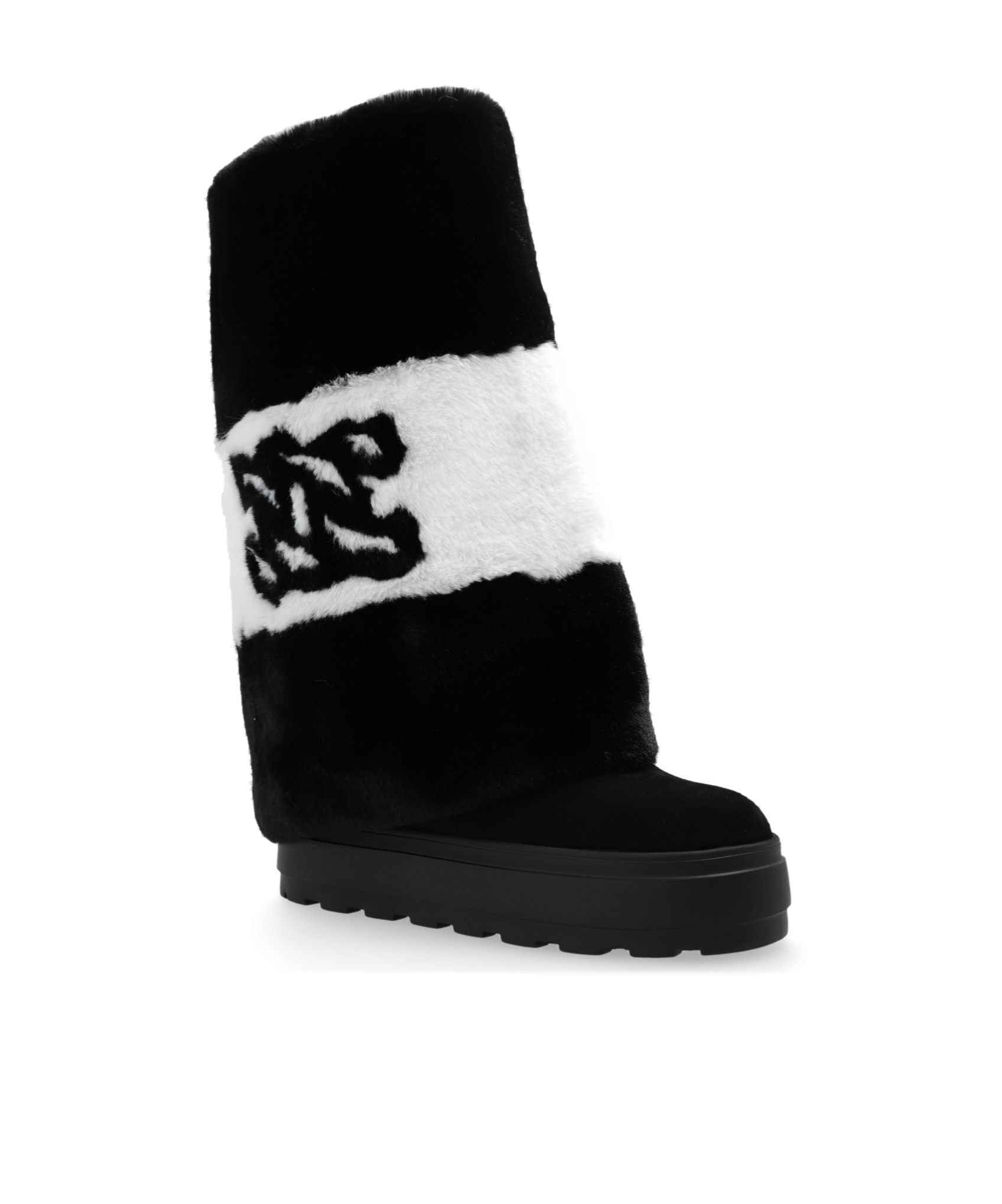 Casadei Logo-embroidered Boots In Black