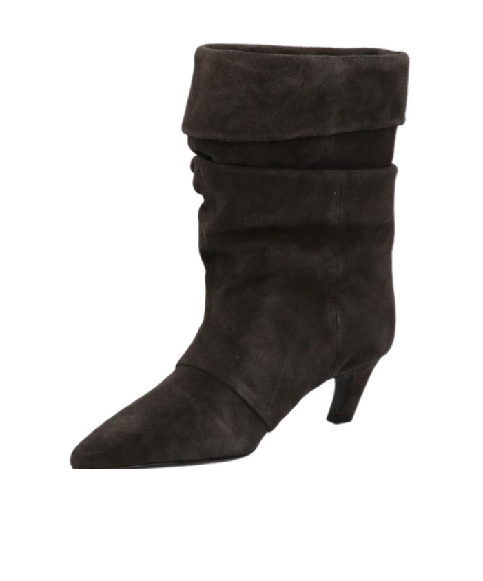 Ash Pointed Ankle Boots In Black
