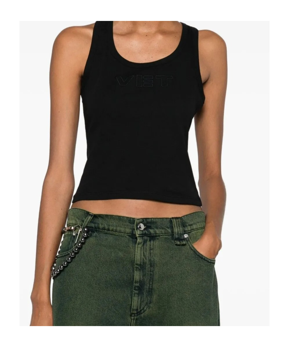 Vetements Vet Tanktop Women Clothing In Black