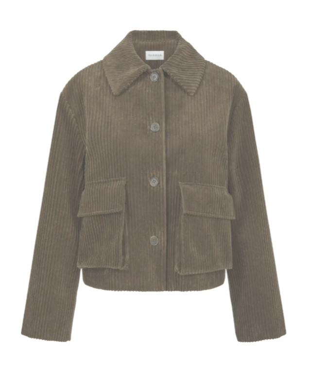 P.a.r.o.s.h Ribbed Jacket In Brown