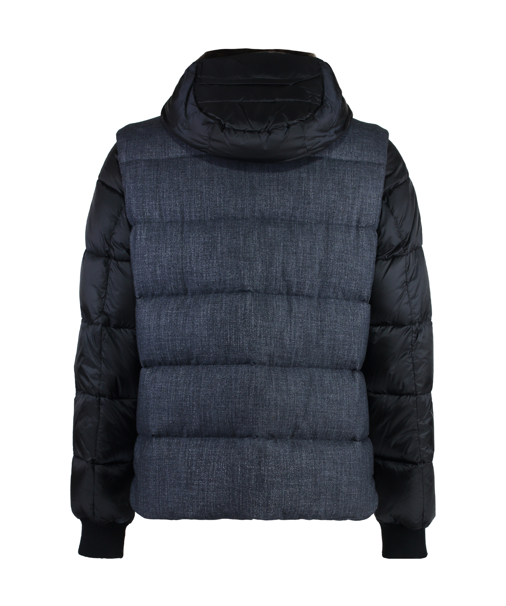 Moorer Celik Hooded Down Jacket In Black