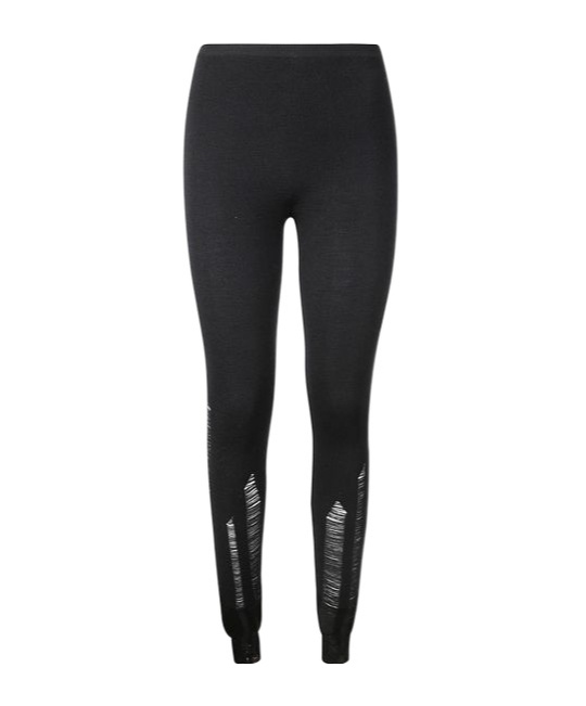 Mm6 Maison Margiela Mm6 By Maison Margiela Elastic Waist Leggings Trousers In Black