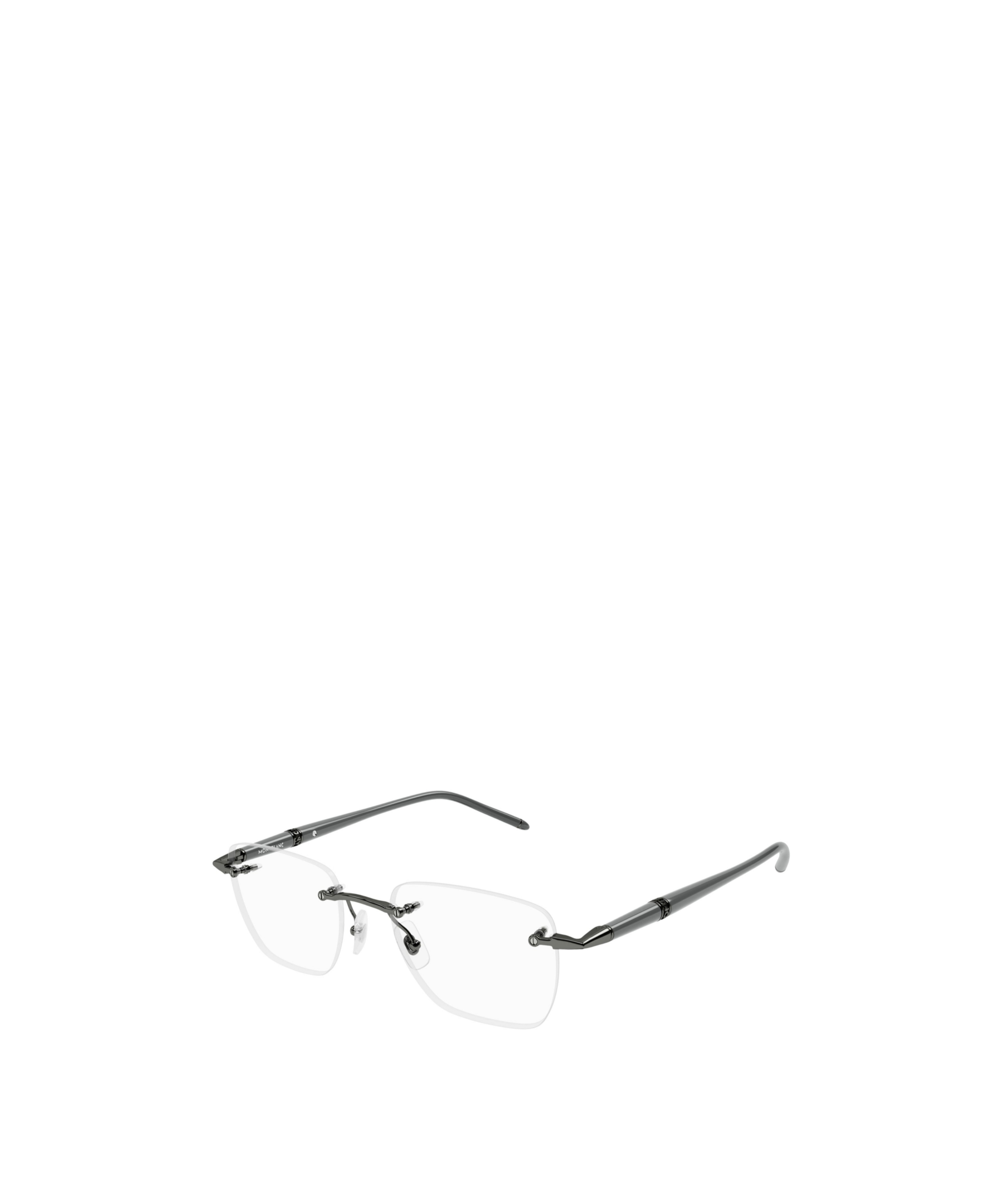 Montblanc Square-frame Glasses In Gray