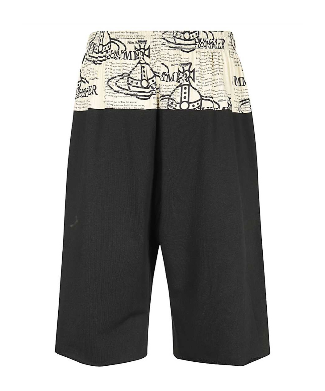 Vivienne Westwood Elasticated Waistband Kung Fu Shorts In Black