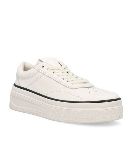 Jil Sander Everyday Leather Sneakers For Women In White