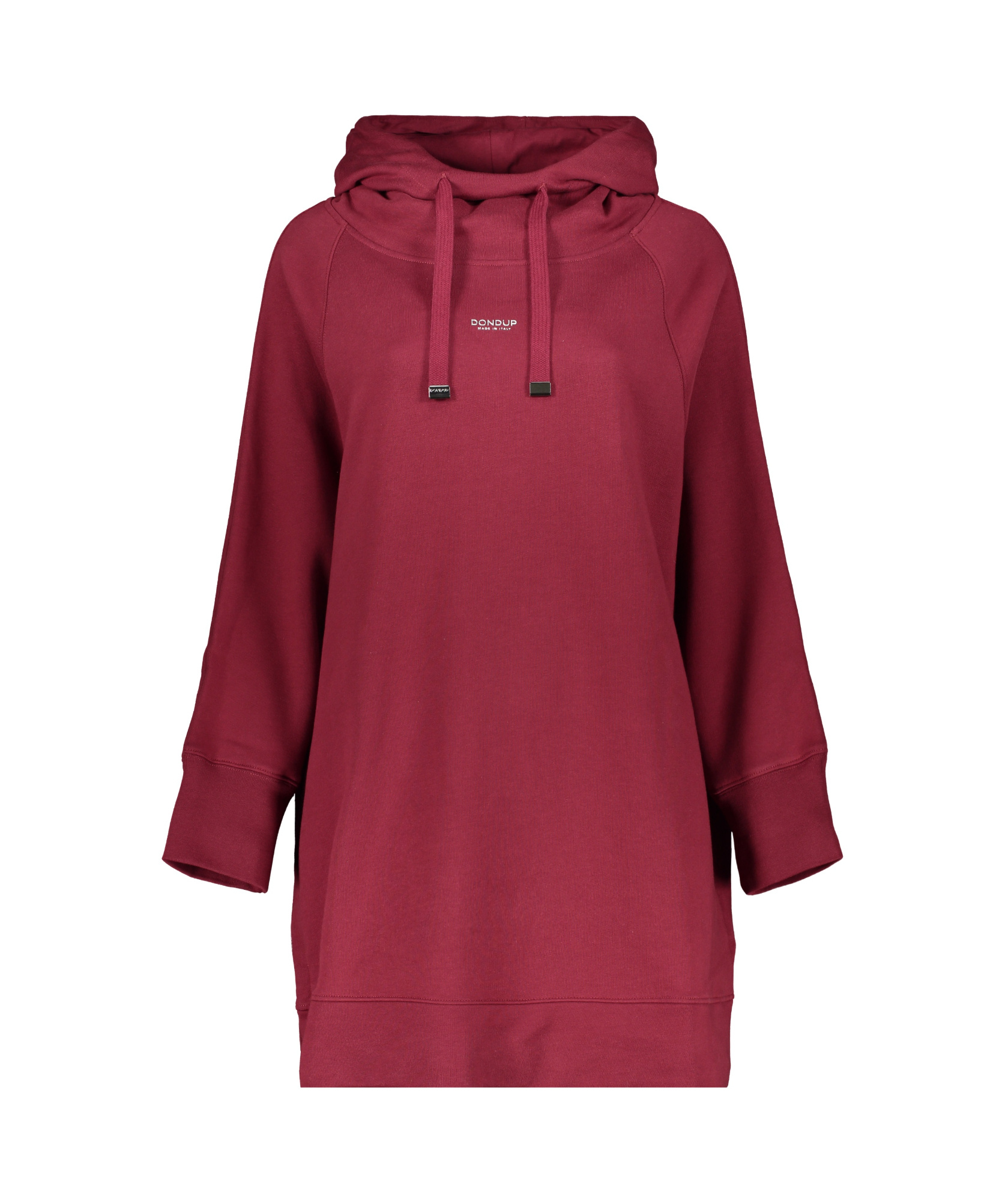 Dondup Oversize Cotton Hoodie In Red