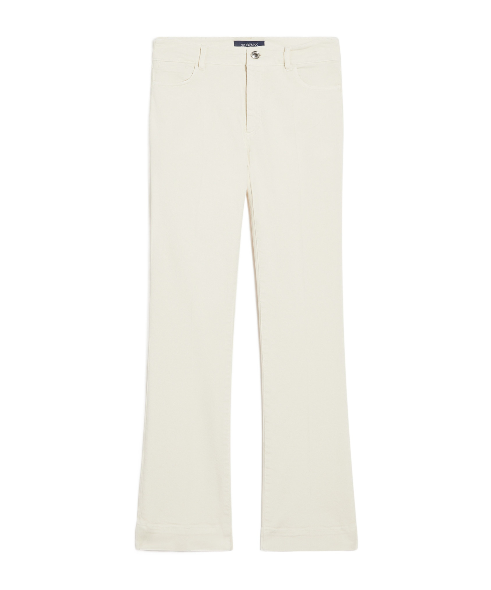 Sportmax Belt-loop Jeans In White