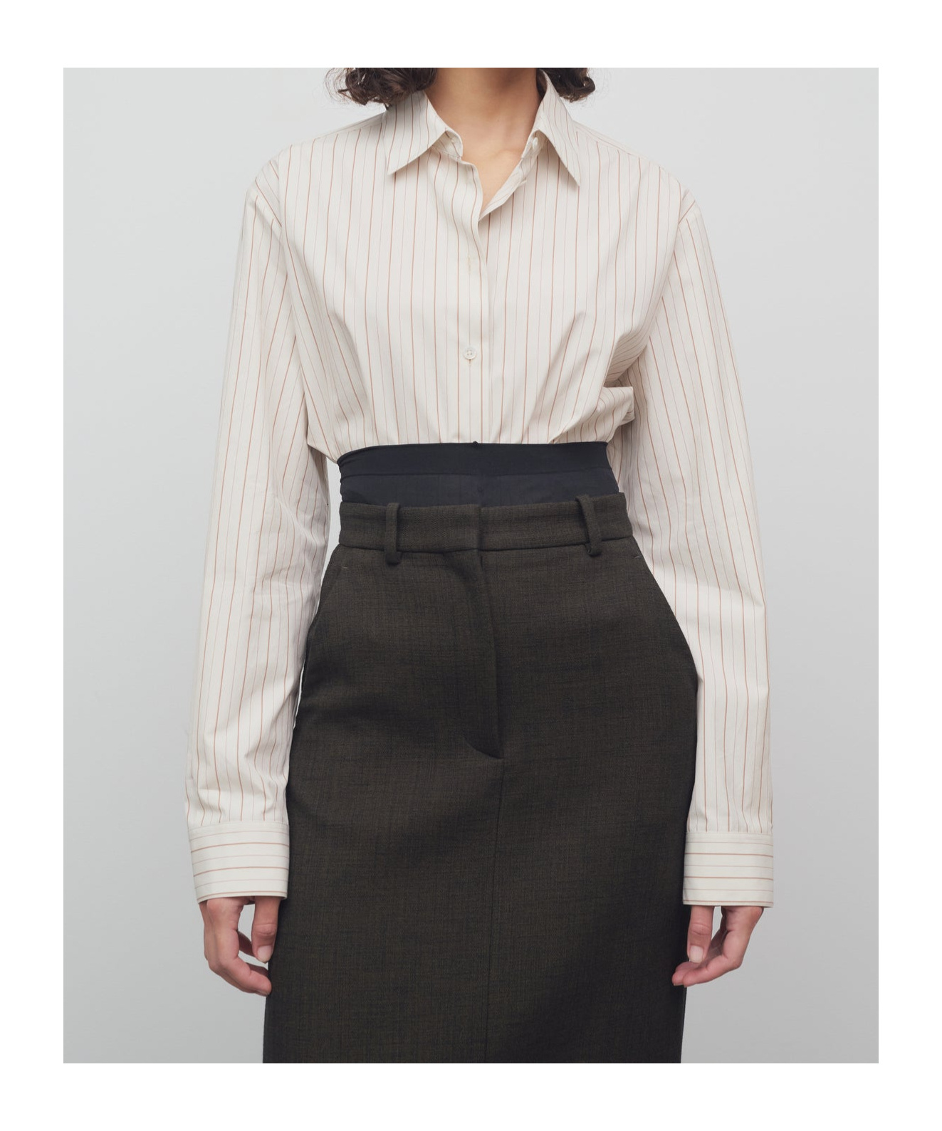 The Row Caster Shirt In White