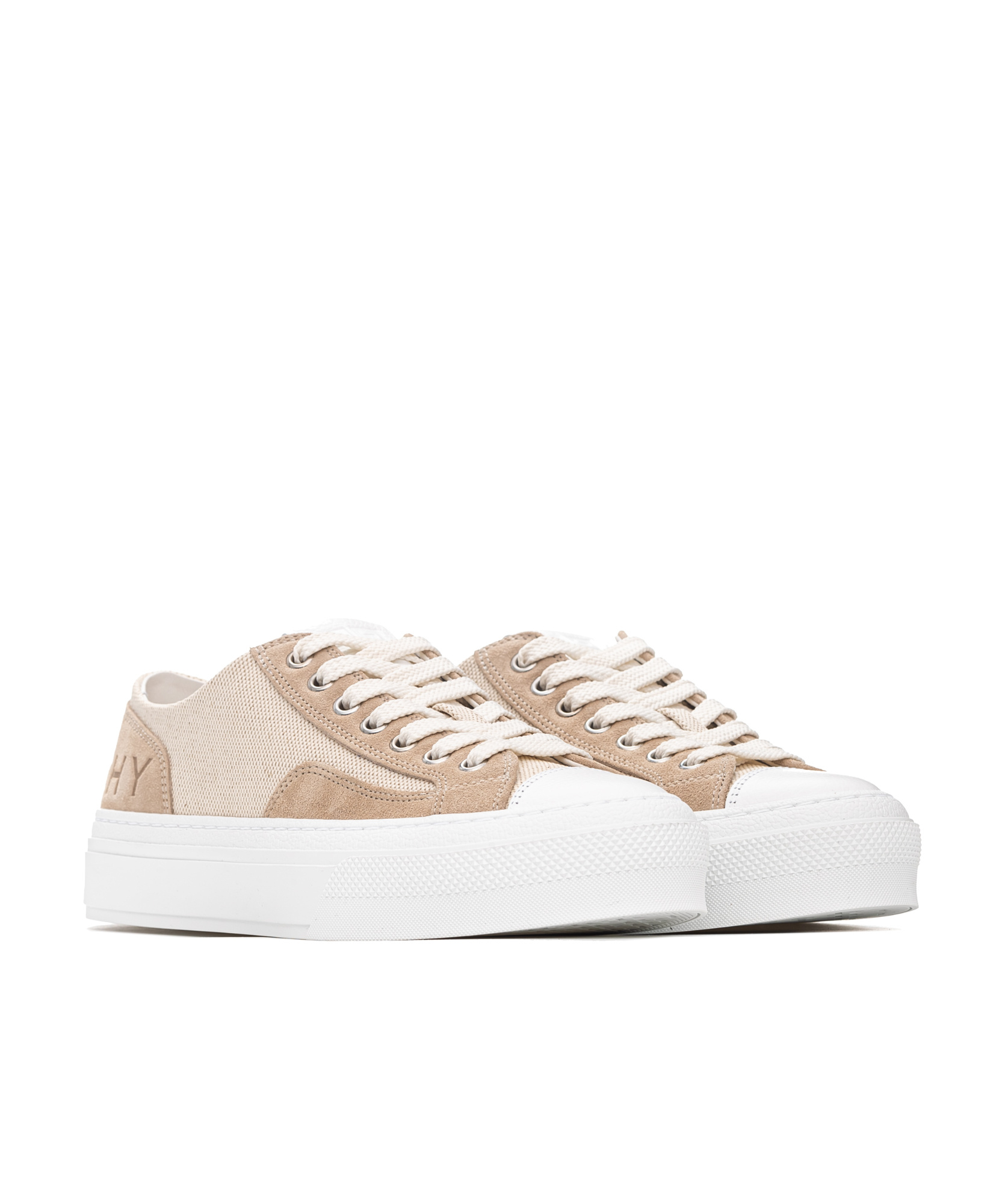 Givenchy Logo Sneakers In White