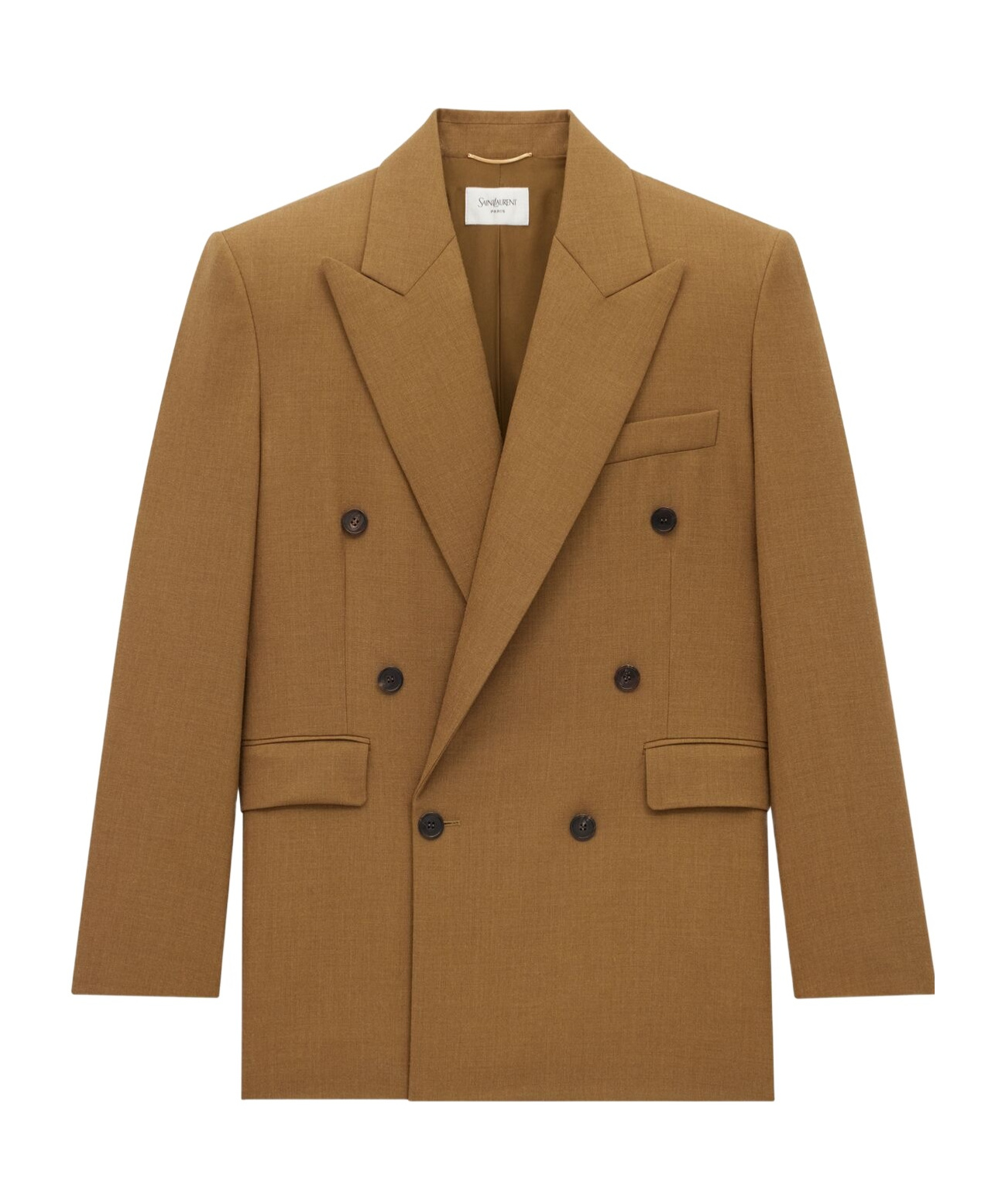Saint Laurent Jacket In Wool Chiné