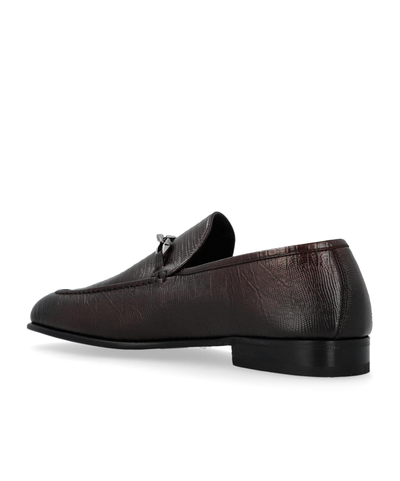 Jimmy Choo Marti Reverse Loafers In Black