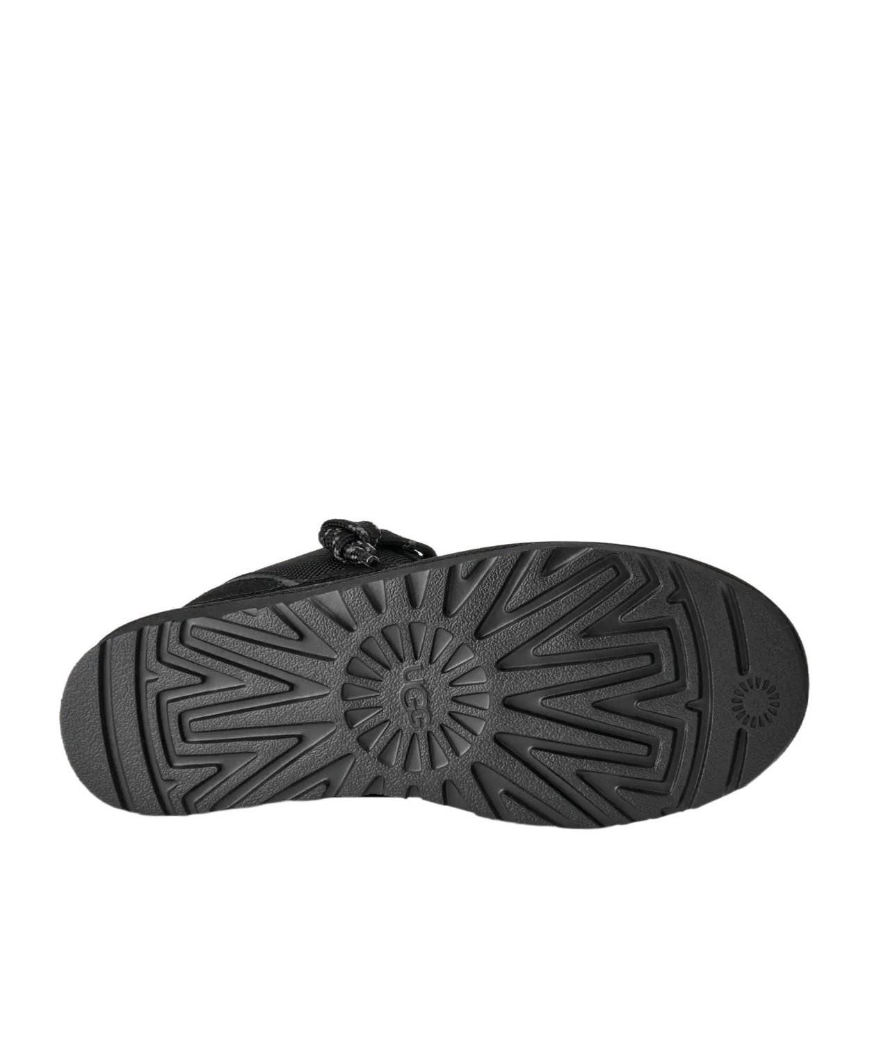 Ugg Black Suede And Mesh Lowmel Sneakers In Black