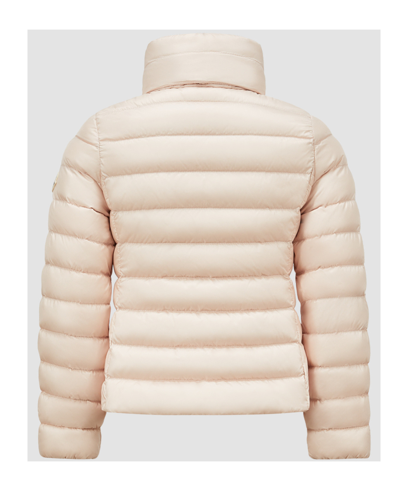 Moncler Hooded Down Jacket In Nude