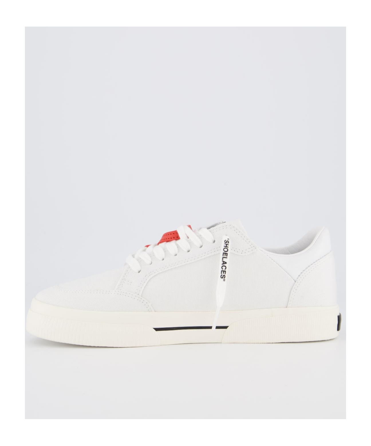 Off-white New Low Vulcanized Canvas Sneakers In White