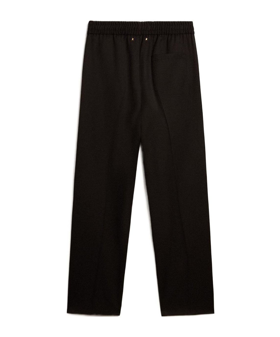 Golden Goose Elastic Waist Casual Pants In Black