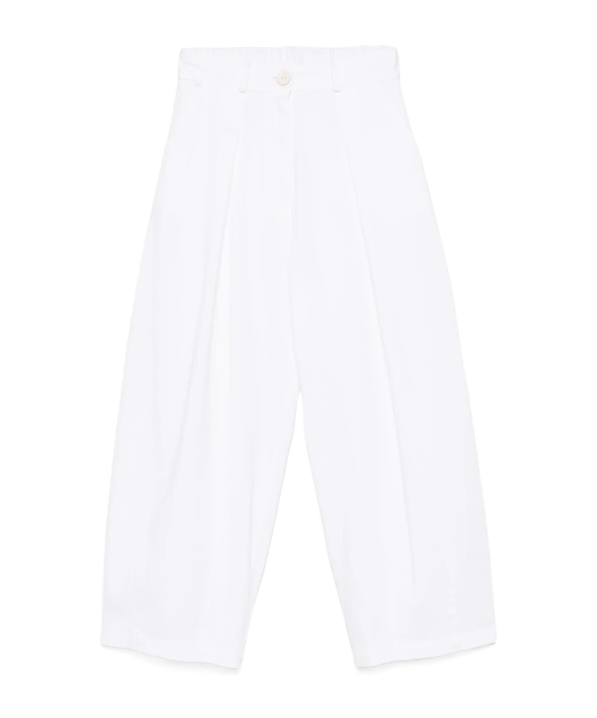 Shop Malo Pleat-detail Trousers In White