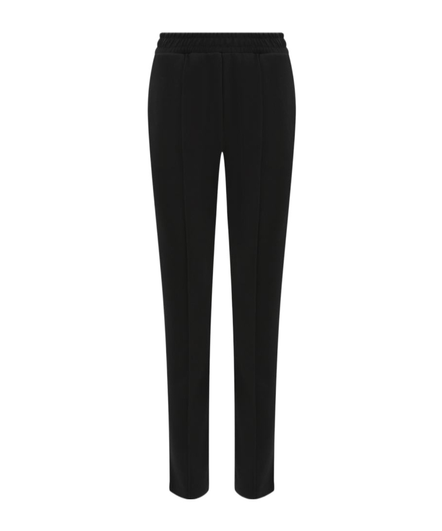 Iceberg Elasticated Pleated Track Pants In Black