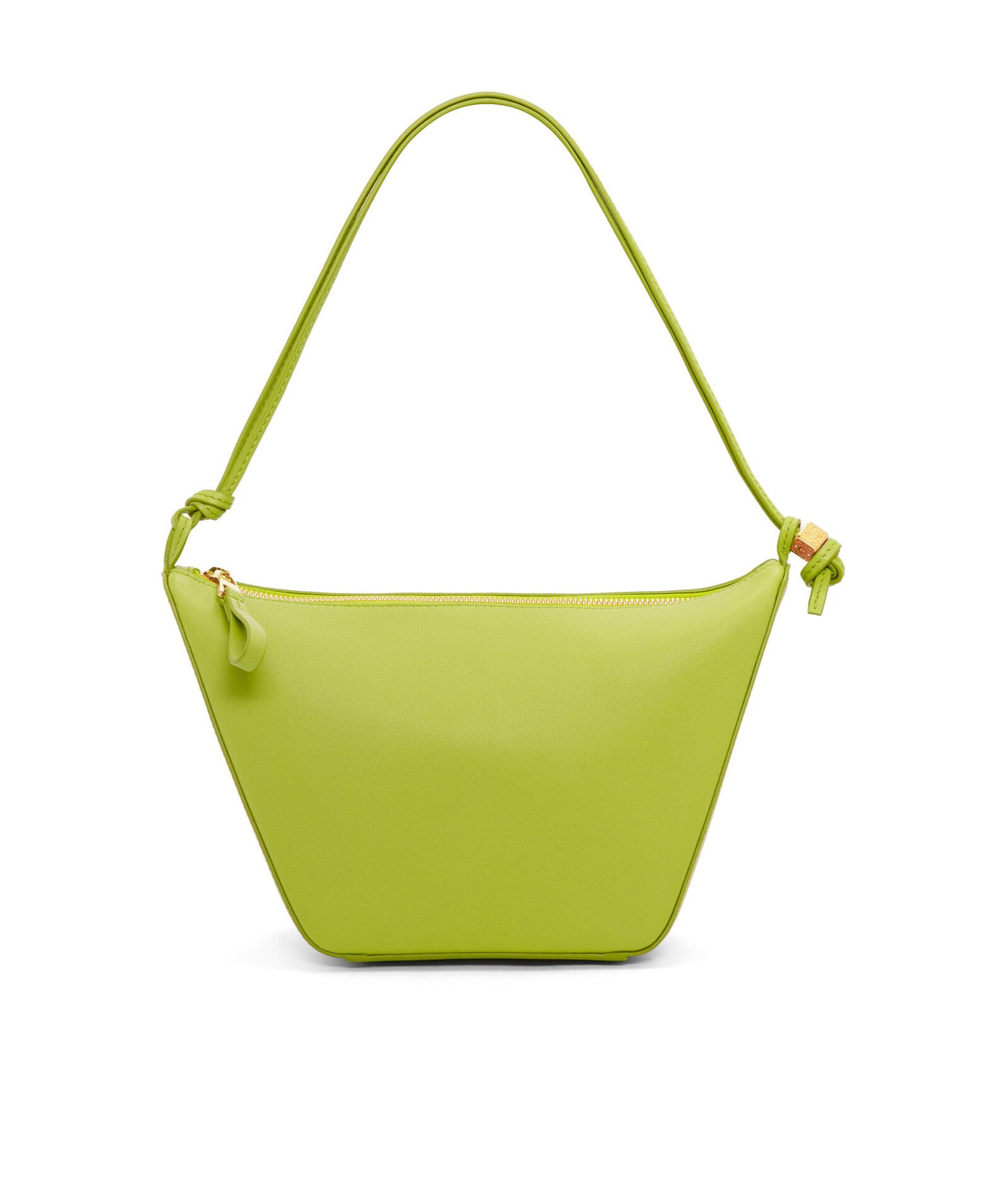 Loewe Mini Hammock Hobo Bag In Classic Calfskin In Green