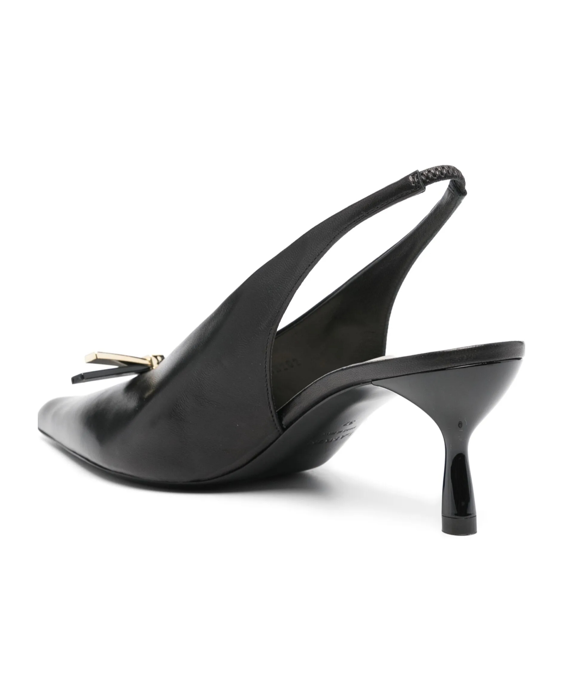 Lanvin 60mm Leather Pumps In Black
