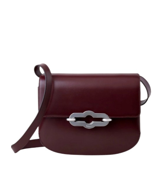 Shop Mulberry Flip Shoulder Bag In Brown