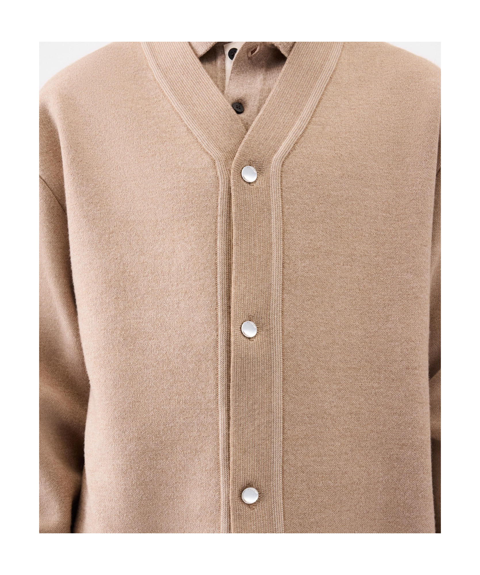 Jacquemus The Doppio Cardigan In Brown