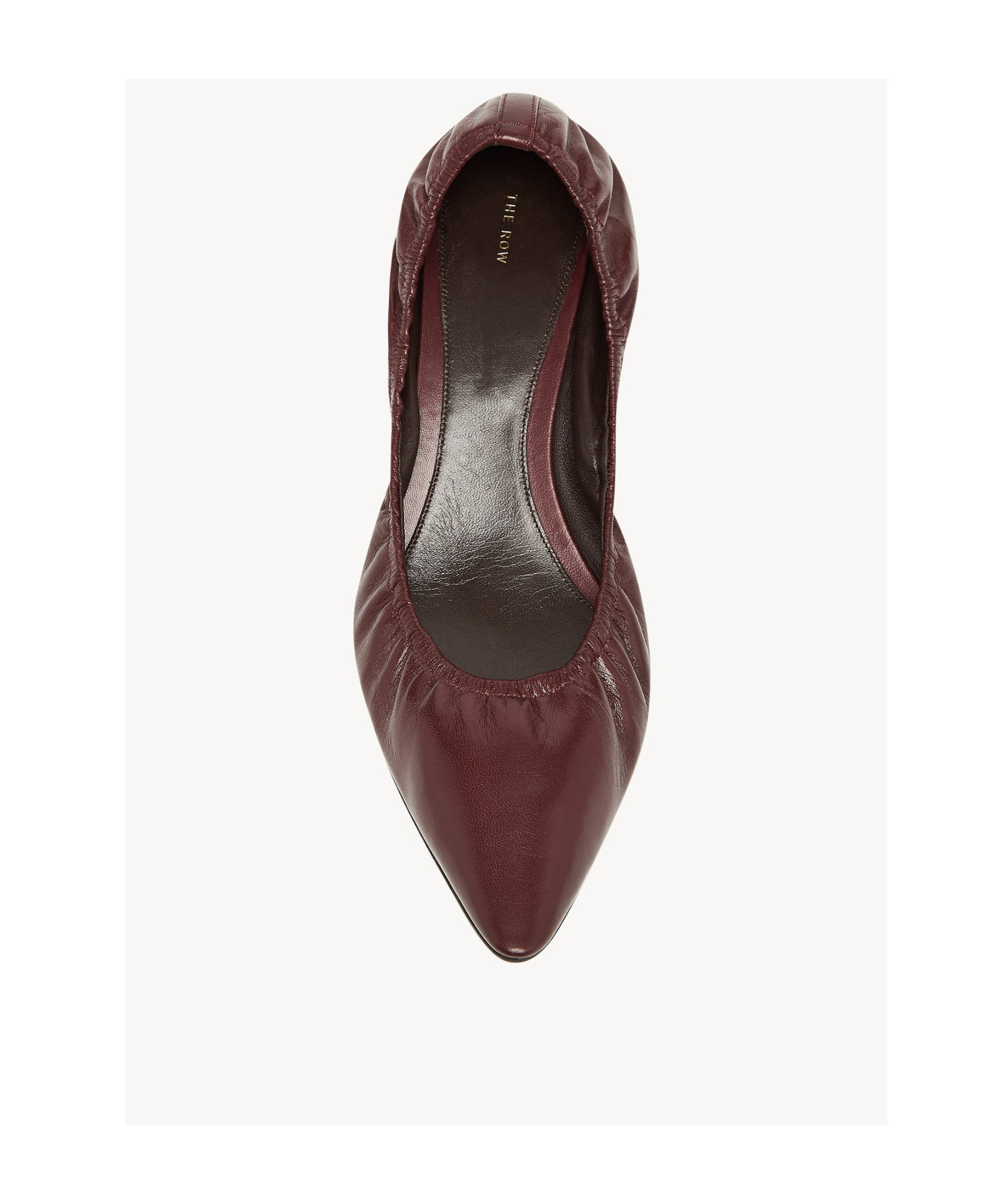 The Row Brown Liisa Kitten Heels In Red