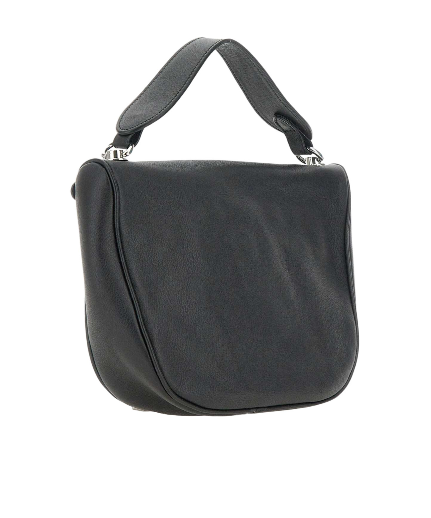 Gianni Chiarini Logo Patch Zipped Tote Bag In Black