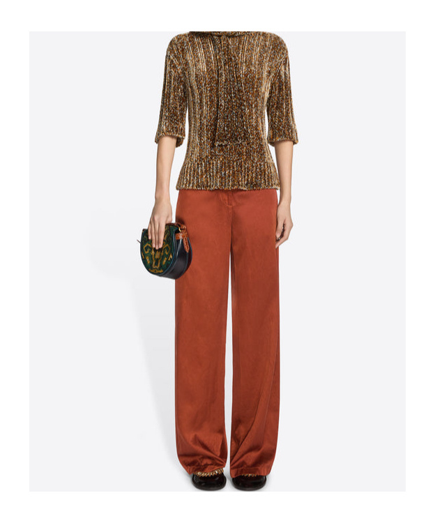 Dries Van Noten Straight-leg Casual Pants In Brown
