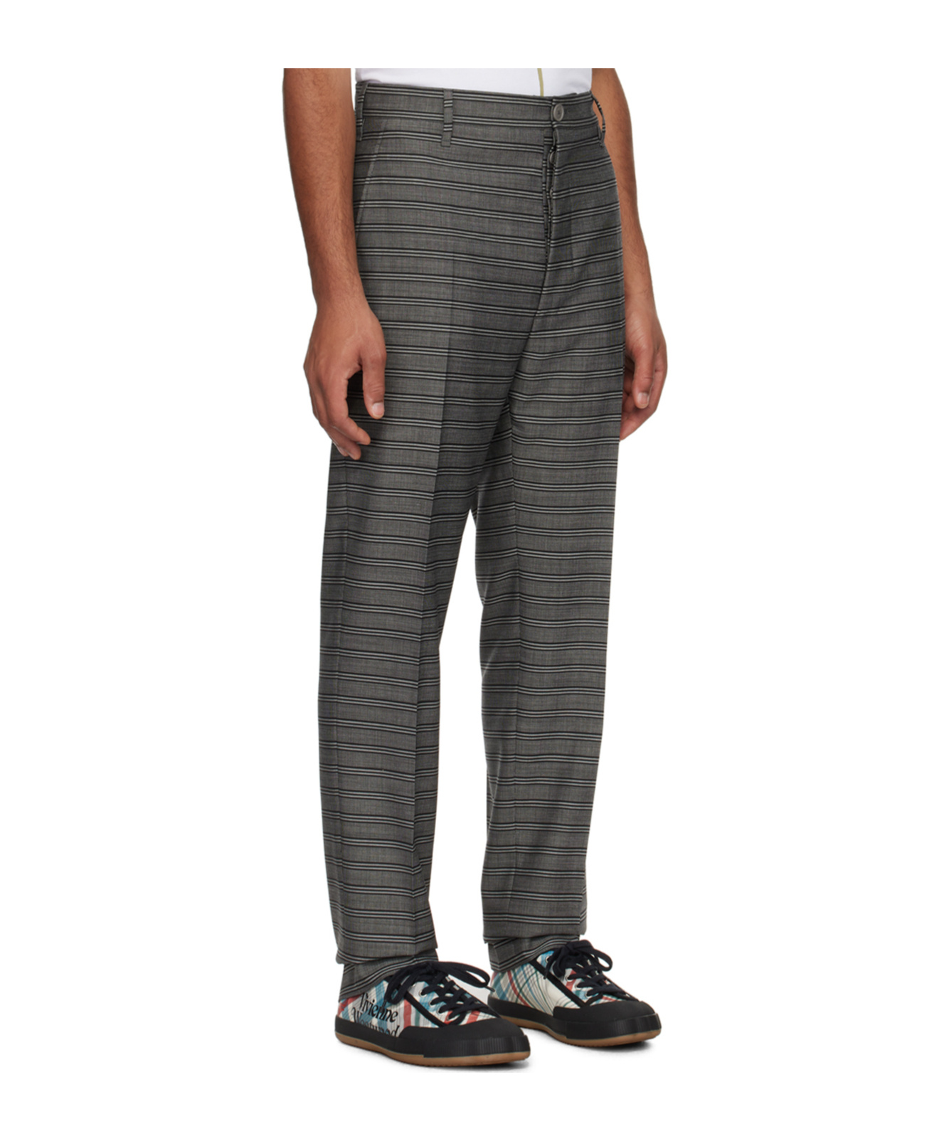 Vivienne Westwood Cruise Belt-loop Casual Pants In Black